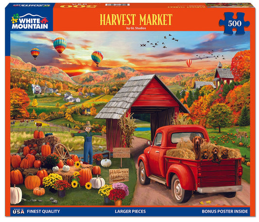 Harvest Market (2031pz) - 500 Piece Jigsaw Puzzle
