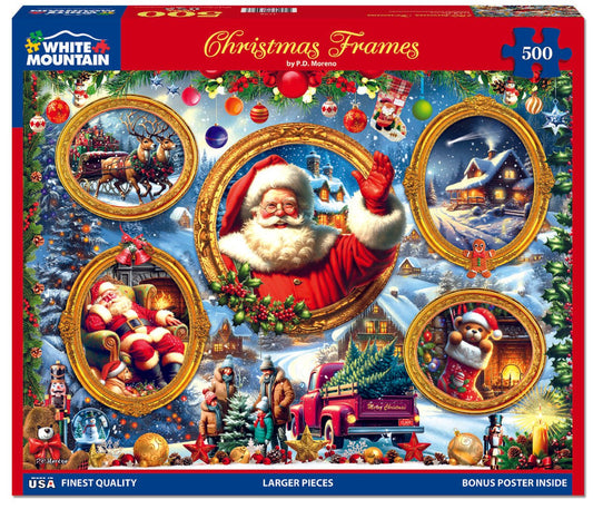 Christmas Frames (2146pz) - 500 Piece Jigsaw Puzzle