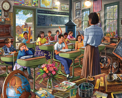 Vintage Classroom (1978pz) - 1000 Piece Jigsaw Puzzle