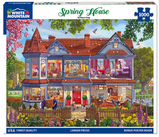 Spring House (2041pz) - 1000 Piece Jigsaw Puzzle