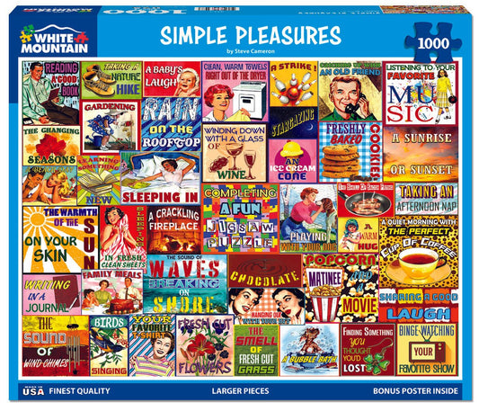 Simple Pleasures (2157pz) - 1000 Piece Jigsaw Puzzle